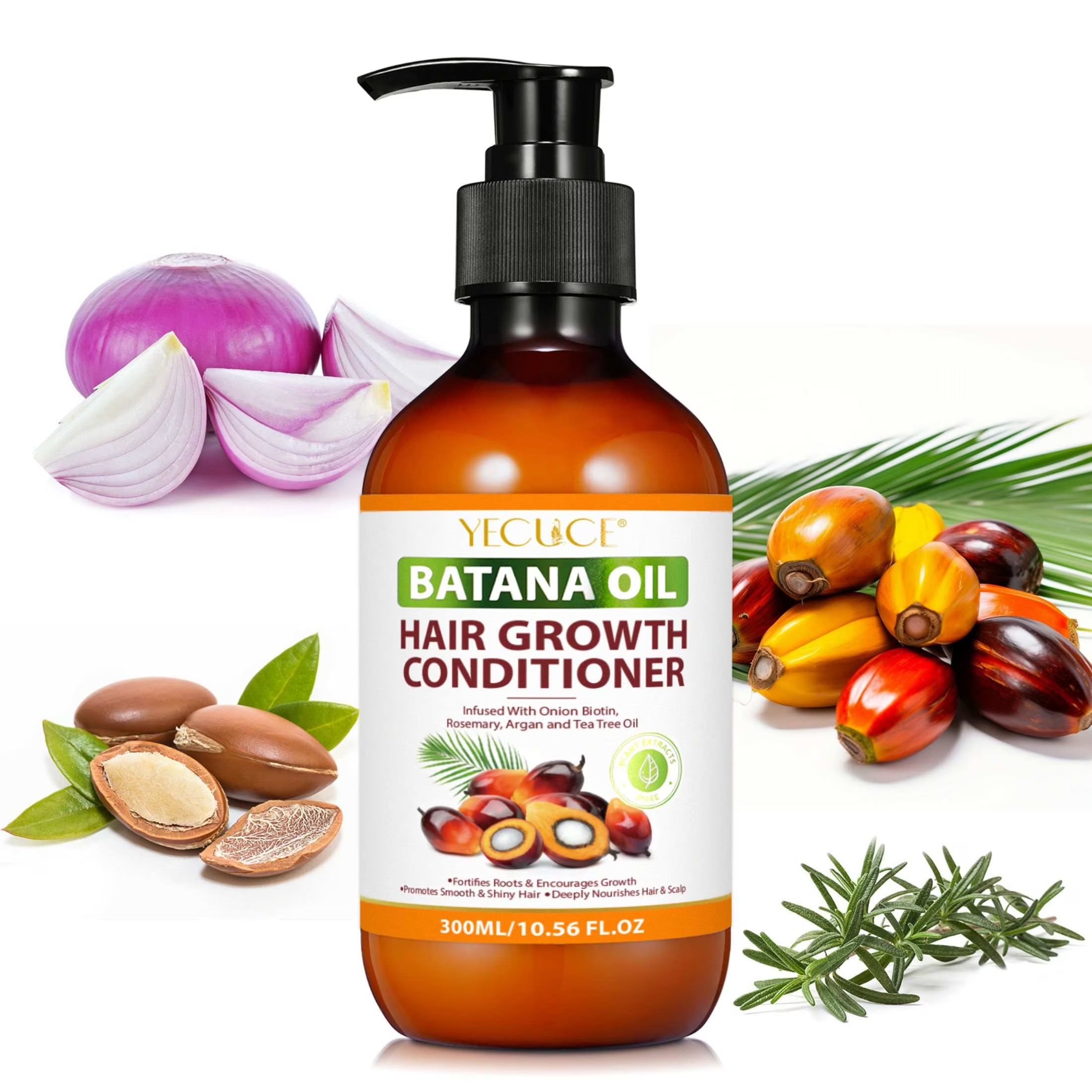 Batana Oil Conditioner for Men and Women Daily Hair Care, for Curly & Straight Hair 300Ml