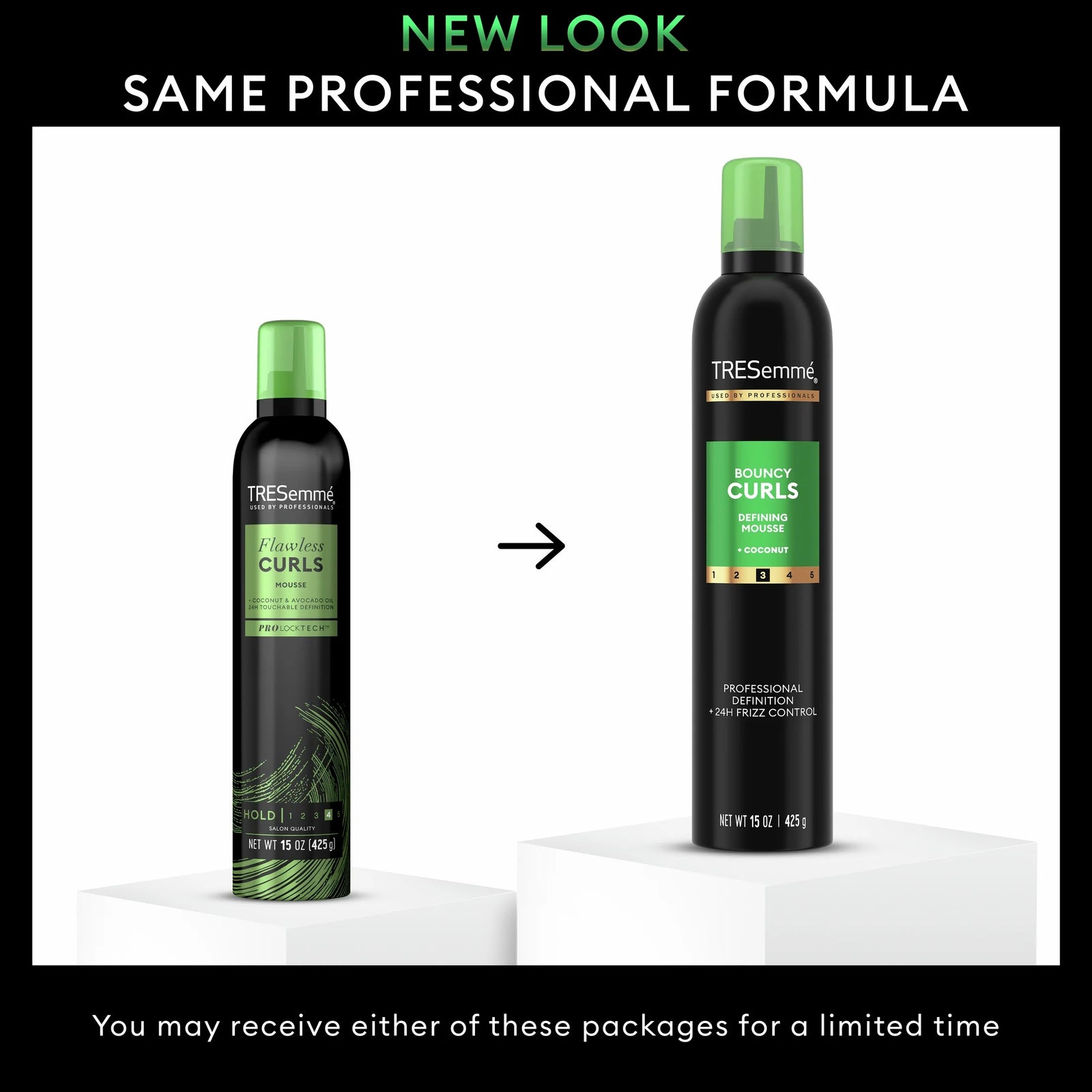 Bouncy Curls Mousse with 24H Control & Definition, 15 Oz