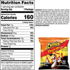 Cheetos Crunchy Cheese Flamin' Hot Flavored Snack Chips, 1 Ounce Bags, 10 Count