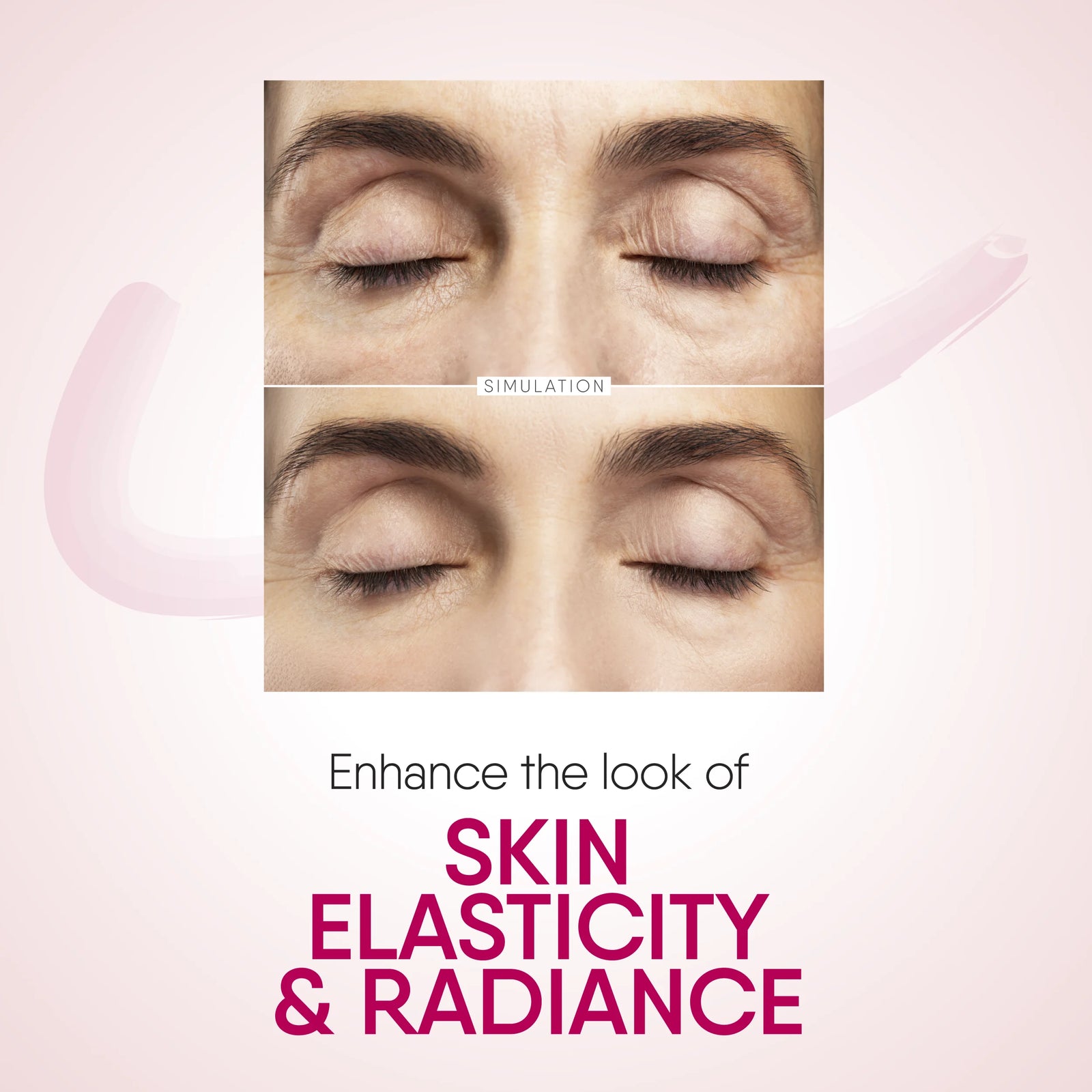 Eye Anti-Wrinkle Cream Antiaging for Face with Peptides and Micronized Vitamins