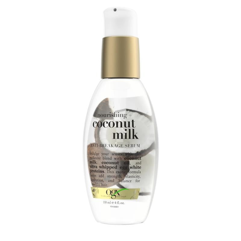 Coconut Milk Moisturizing Strength & Shine, Leave-In Treatment Hair Serum, 4 Fl
