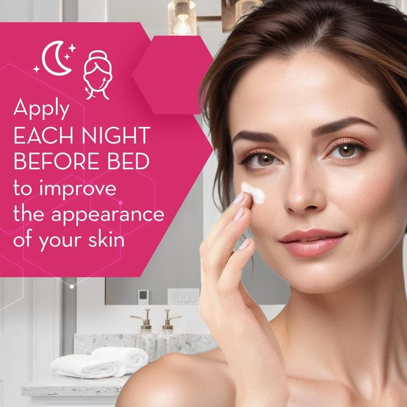 Anti-Wrinkle Night Cream for Face, Anti-Aging Moisturizer with Hydrating Formula