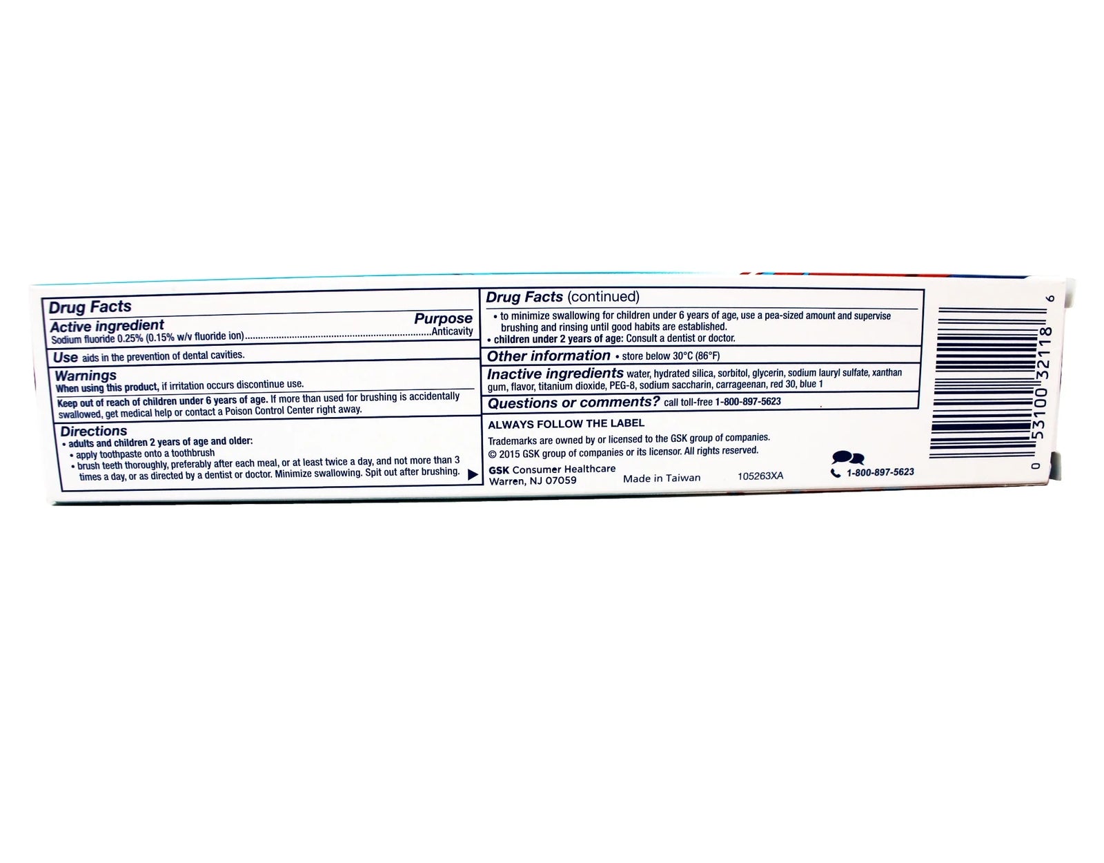 Cavity Protection Fluoride Toothpaste, Cool Mint 5.6 Oz