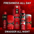 Aluminum Free Deodorant for Men, Invisible Solid Stick, Swagger, 3.0 Oz