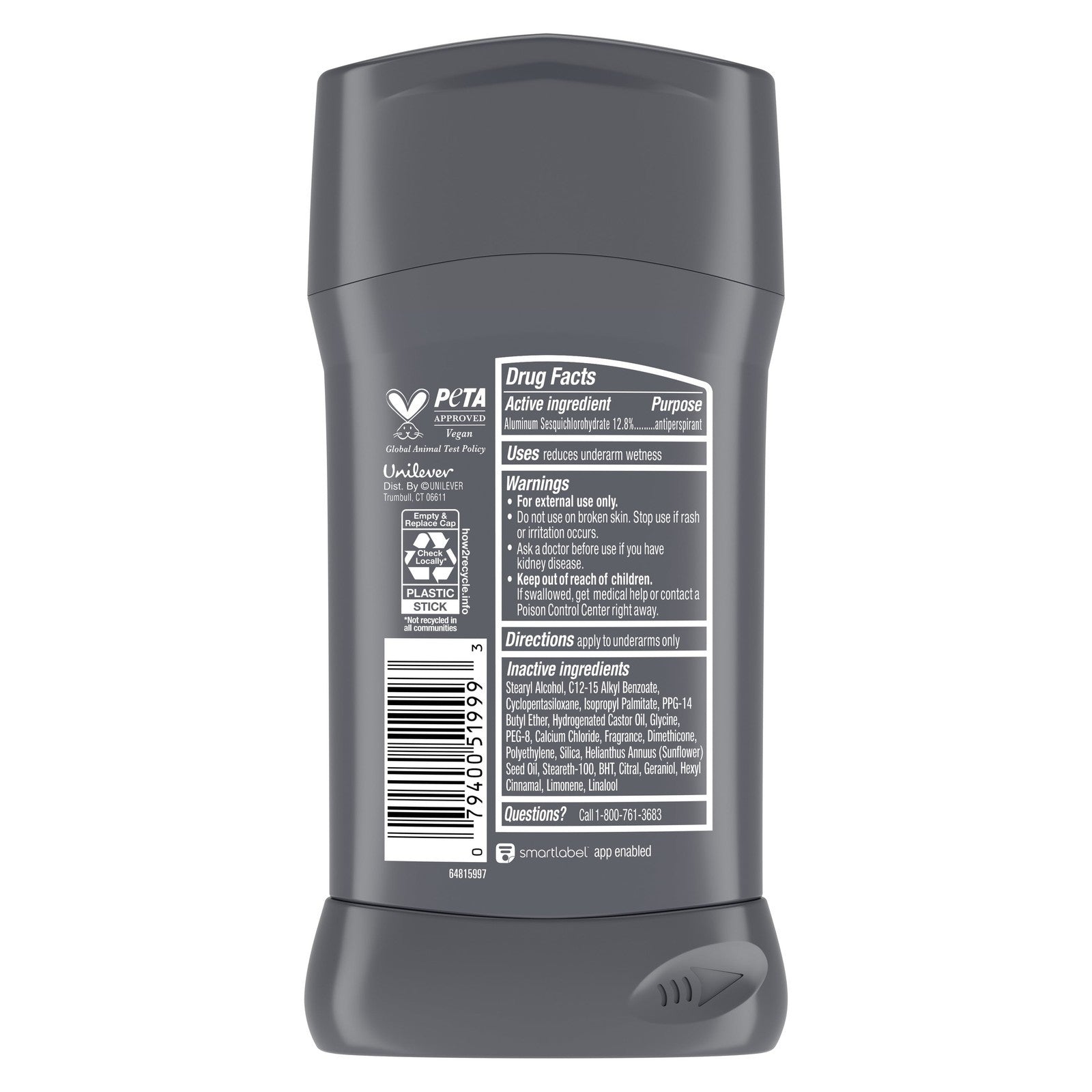 Antiperpirant Deodorant Stick for Men Coastal Cedar, 2.7 Oz