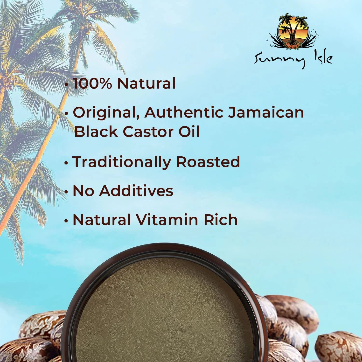 Black Castor Oil Pure Butter (Original) 8Oz