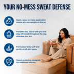 Sweat and Odor Control anti Sweat Foot Lotion for Sweaty Feet, 1.35 Oz