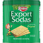 (3 Pack) Export Sodas Original Soda Crackers, Soup Crackers, 28 Oz