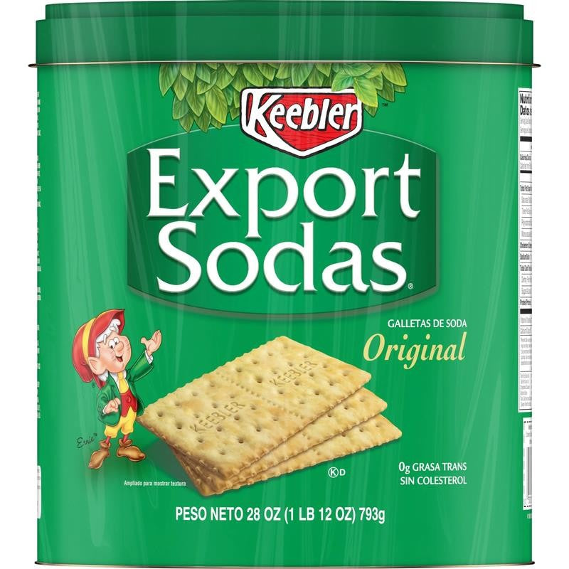 (3 Pack) Export Sodas Original Soda Crackers, Soup Crackers, 28 Oz