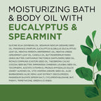 (3 Pack) Dr Teal'S Bath & Body Oil, Moisture + Rejuvenating Eucalyptus & Spearmint Essential Oils, 8.8 Fl Oz.