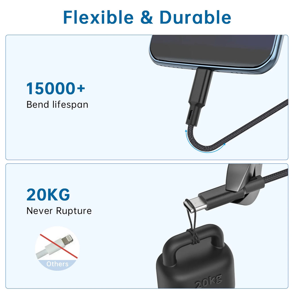 Cshidworld Multi Charging Cable 4FT, Multi Fast Charger Nylon Braided 3 in 1 Universal Phone Charger Fast Charging with USB C/Micro Usb/Iphone Port Compatible with Most Phones & Pads,Black
