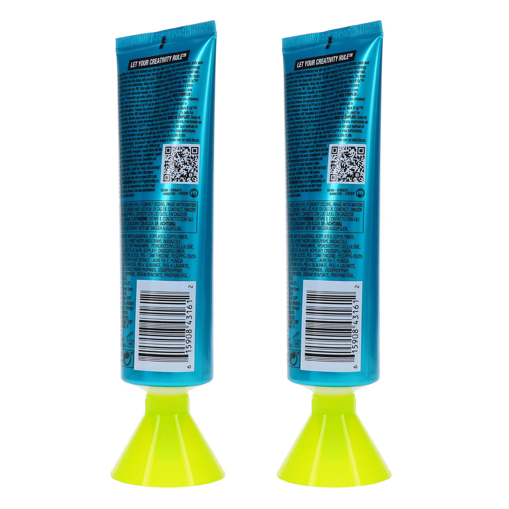 Bed Head Back It up Texturizing Cream 4.23 Oz 2 Pack