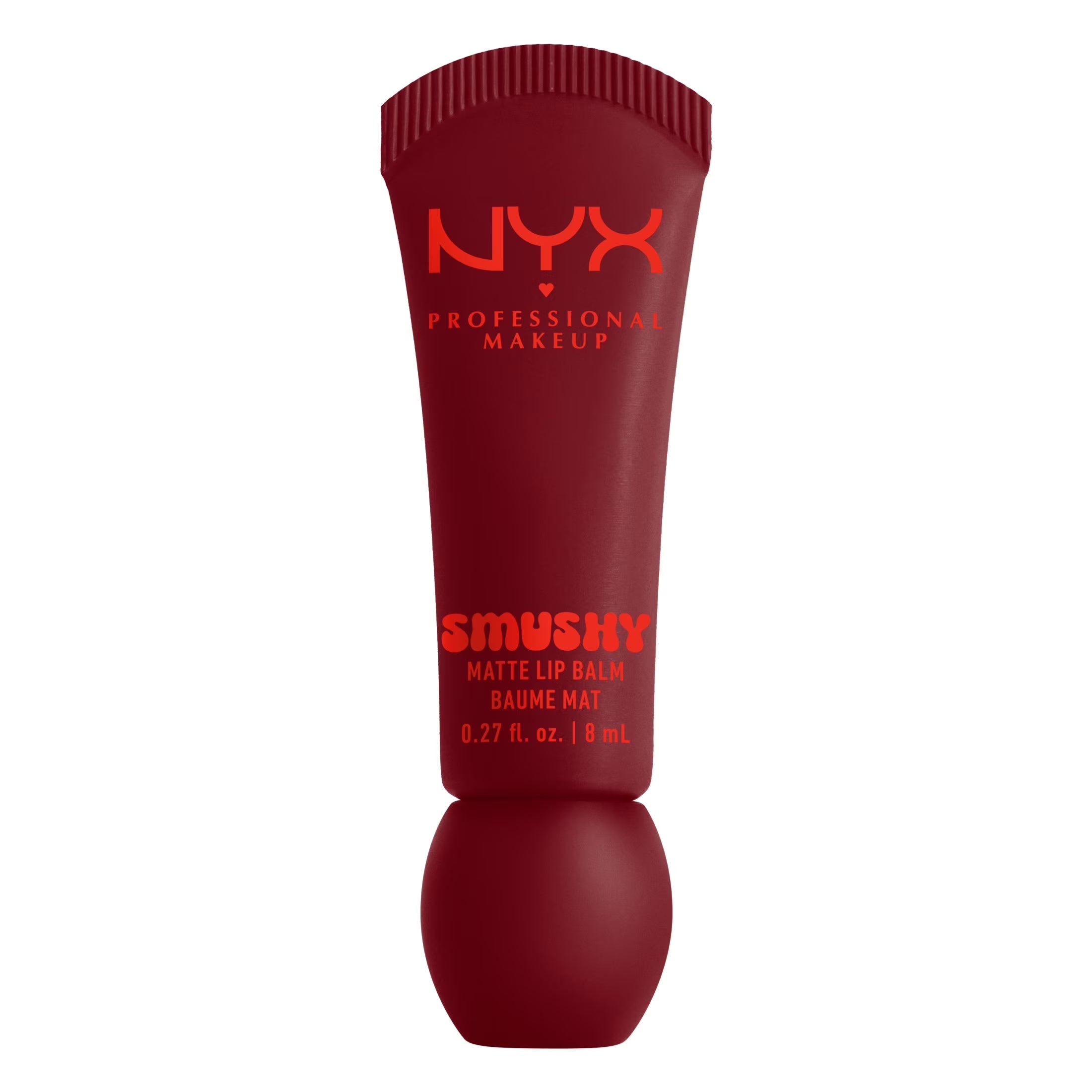 NYX Professional Makeup Smushy Matte Lip Balm, Swipe 2 Smooth, Cherry Cola Brown, 0.27 Fl Oz