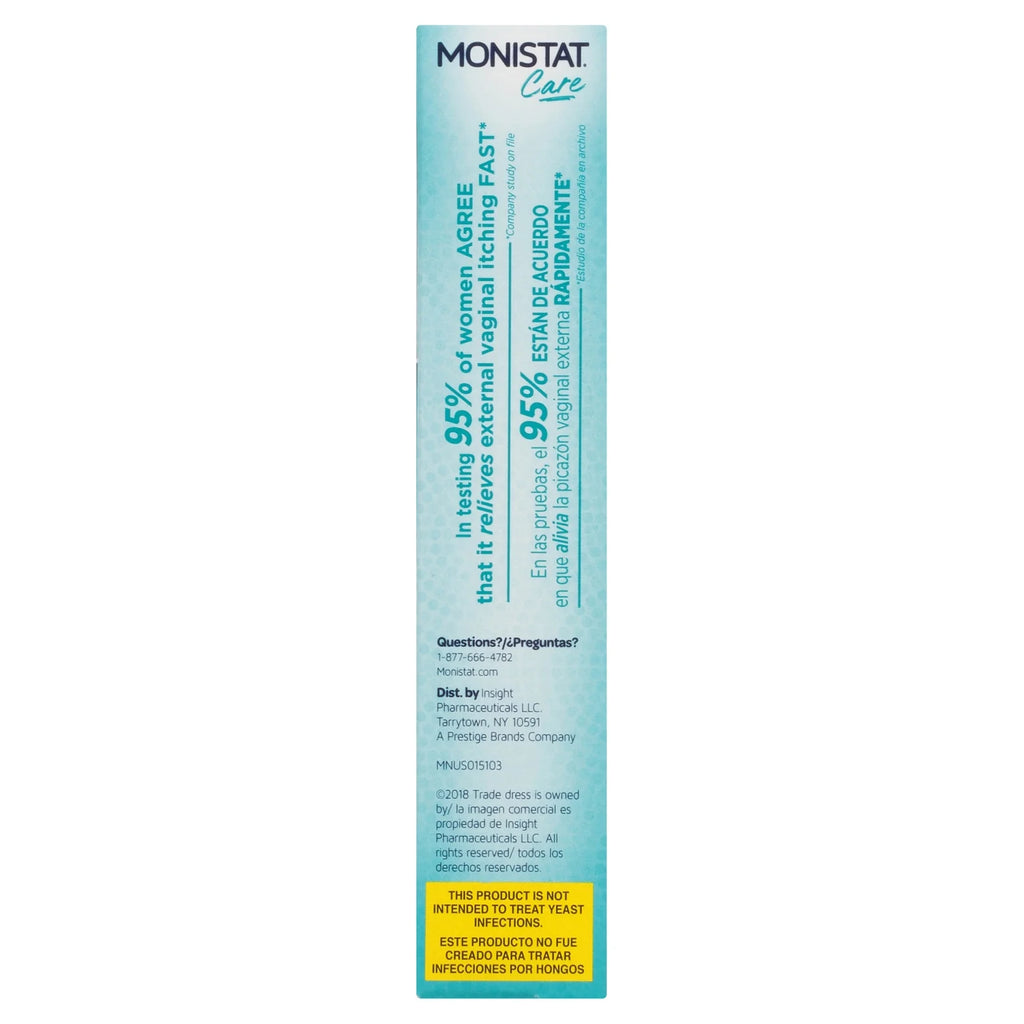 (3 Pack) Monistat Instant Itch Relief Cream for Women, Maximum Strength Feminine Itch Care, 1 Oz