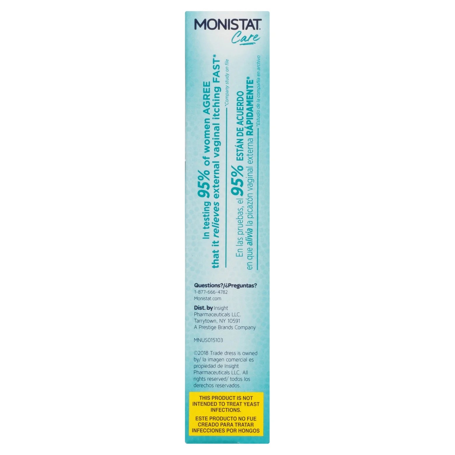(3 Pack) Monistat Instant Itch Relief Cream for Women, Maximum Strength Feminine Itch Care, 1 Oz