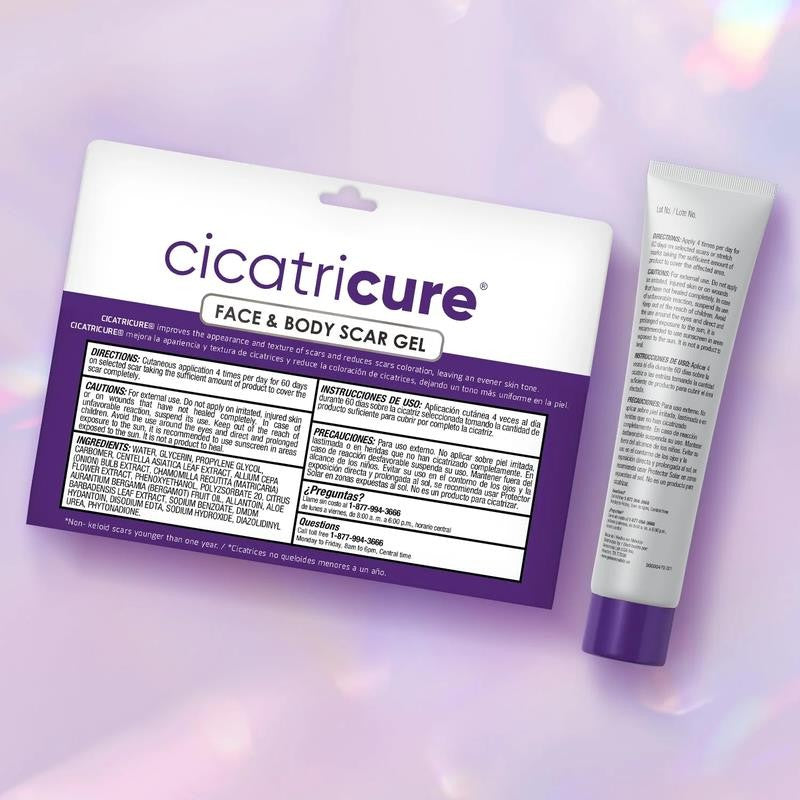 Advanced Scar Gel for Kids, Hypoallergenic Scar Treatment, Grape Scent, 1 Oz