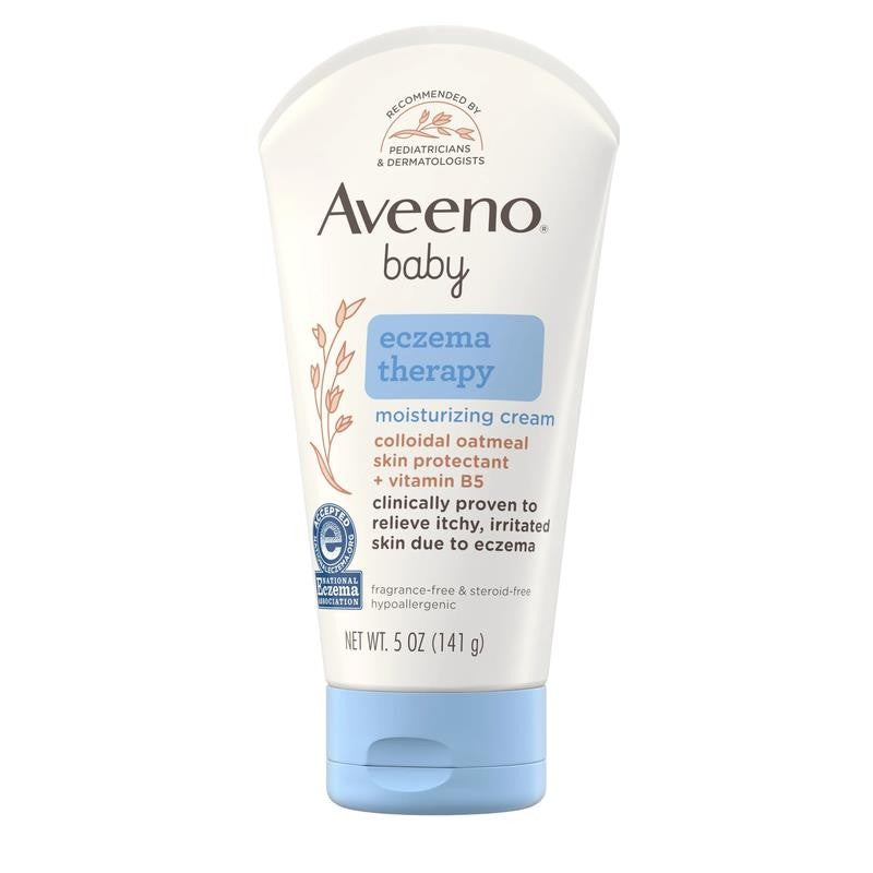 Baby Eczema Therapy Moisturizing Cream Body Lotion with Oatmeal, 5 Oz