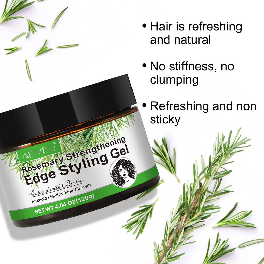 2 Pack Hair Gel Rosemary Edge Style Gel for Women and Men 120G/4.04Oz, Maximum