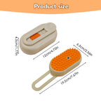 Arsvita Pet Steam Groomer Brush, Defur Comb for Cats Dogs, 3 in 1 Steam Cat Steam Brush for Sheddin Grooming, Massage, Cleaning, Multifunctional Hair Removal Comb for Cats Dogs