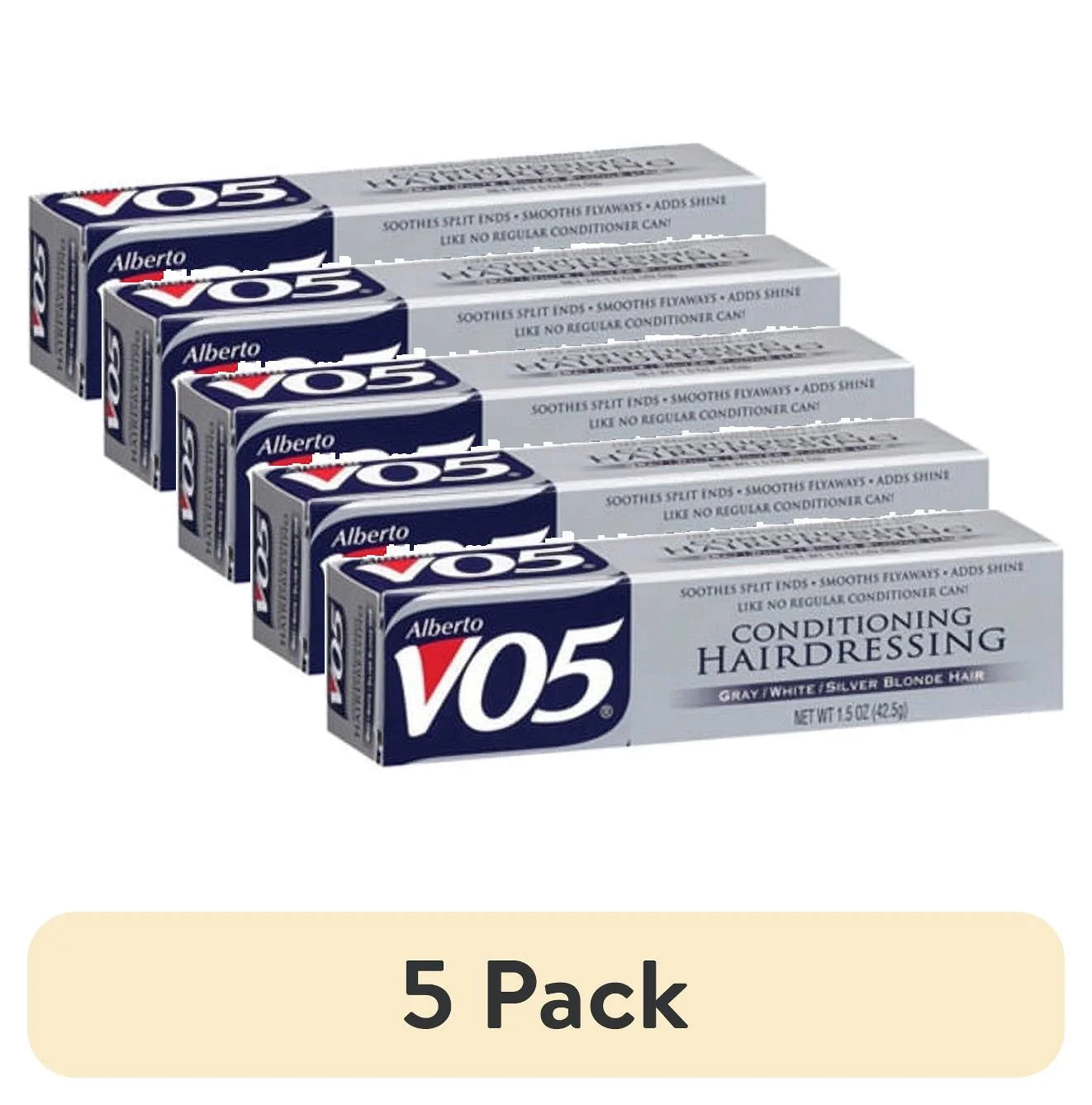 (5 Pack)  Conditioner Hairdressing Gray/White/Silver Blonde - 1.5 Oz