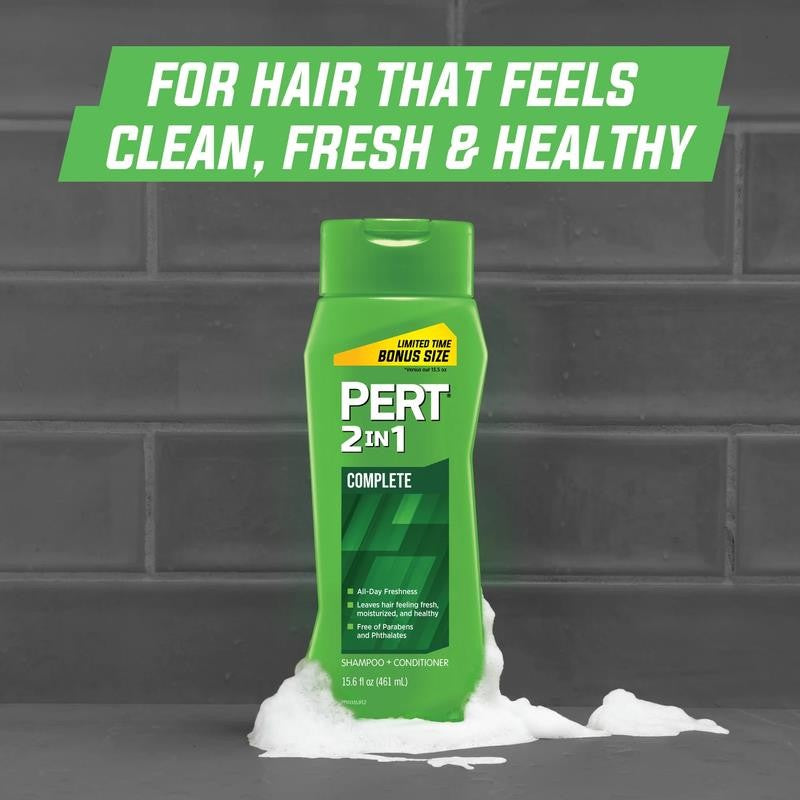 2-In-1 Complete Clean Shampoo & Conditioner, for All Hair Types, 15.6 Fl Oz
