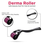 0.5Mm Hair Growth & Beard Needling Roller - 1-Piece Derma Roller