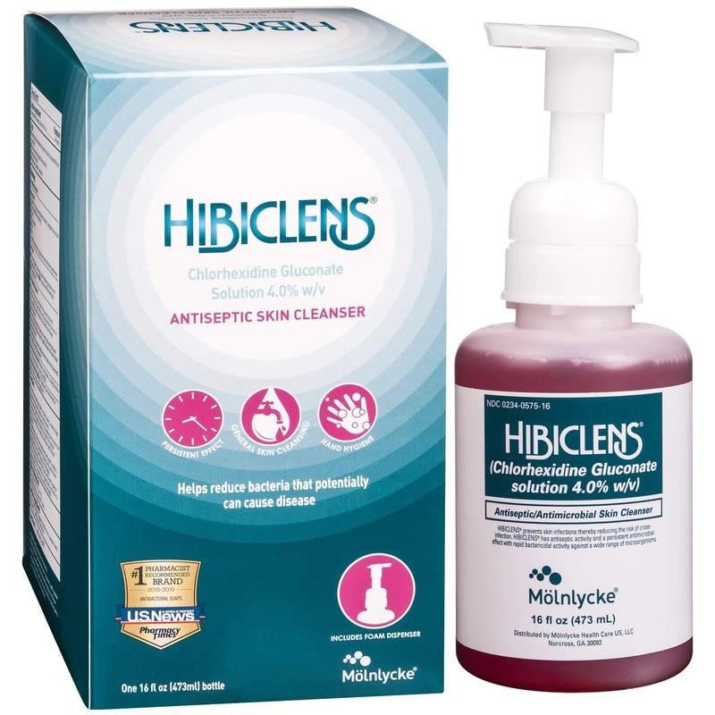Antimicrobial, Antiseptic Soap and Skin Cleanser Foaming Pump Included 16 Oz For