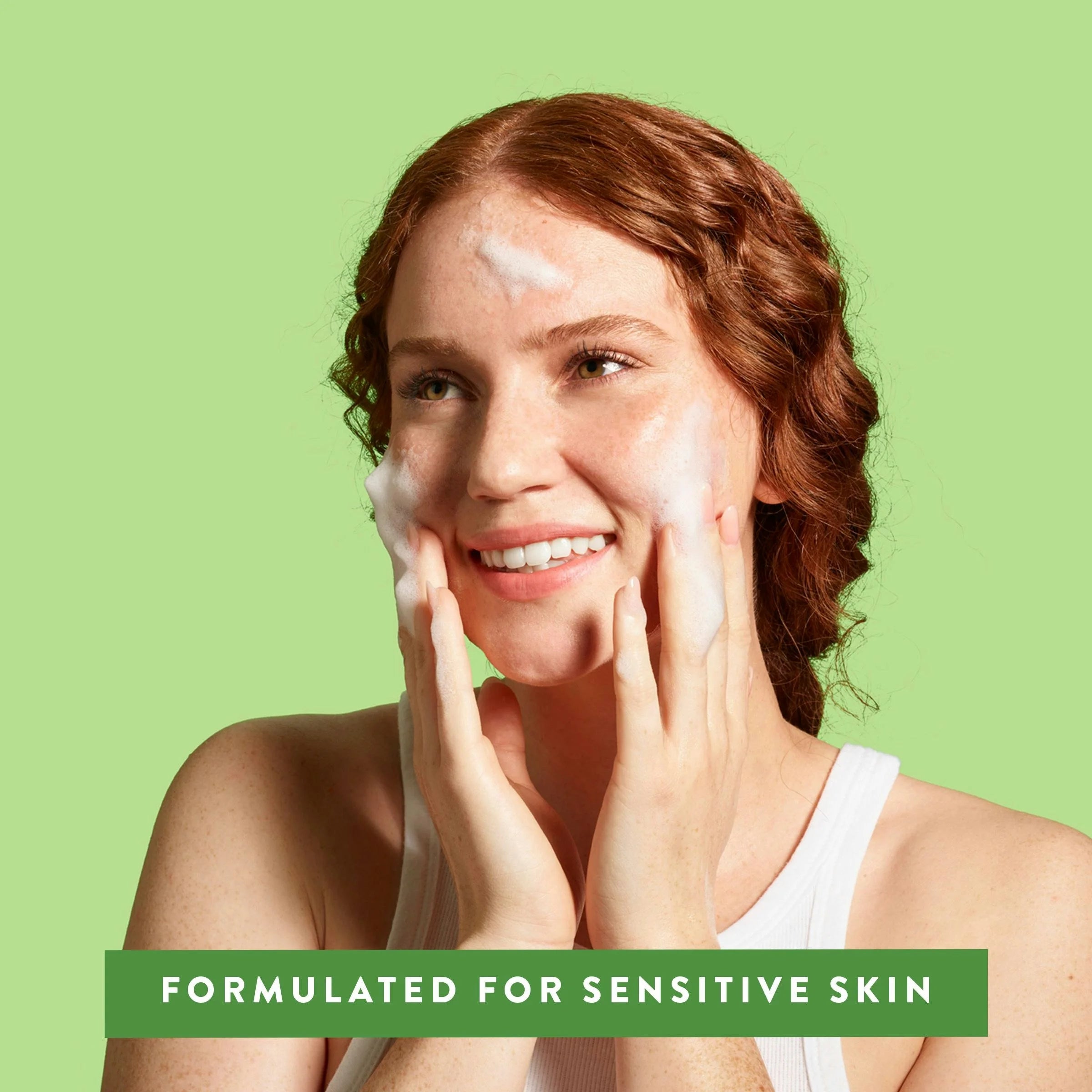Native Sensitive Facial Cleanser, Unscented, for Sensitive Skin, 12 Fl Oz