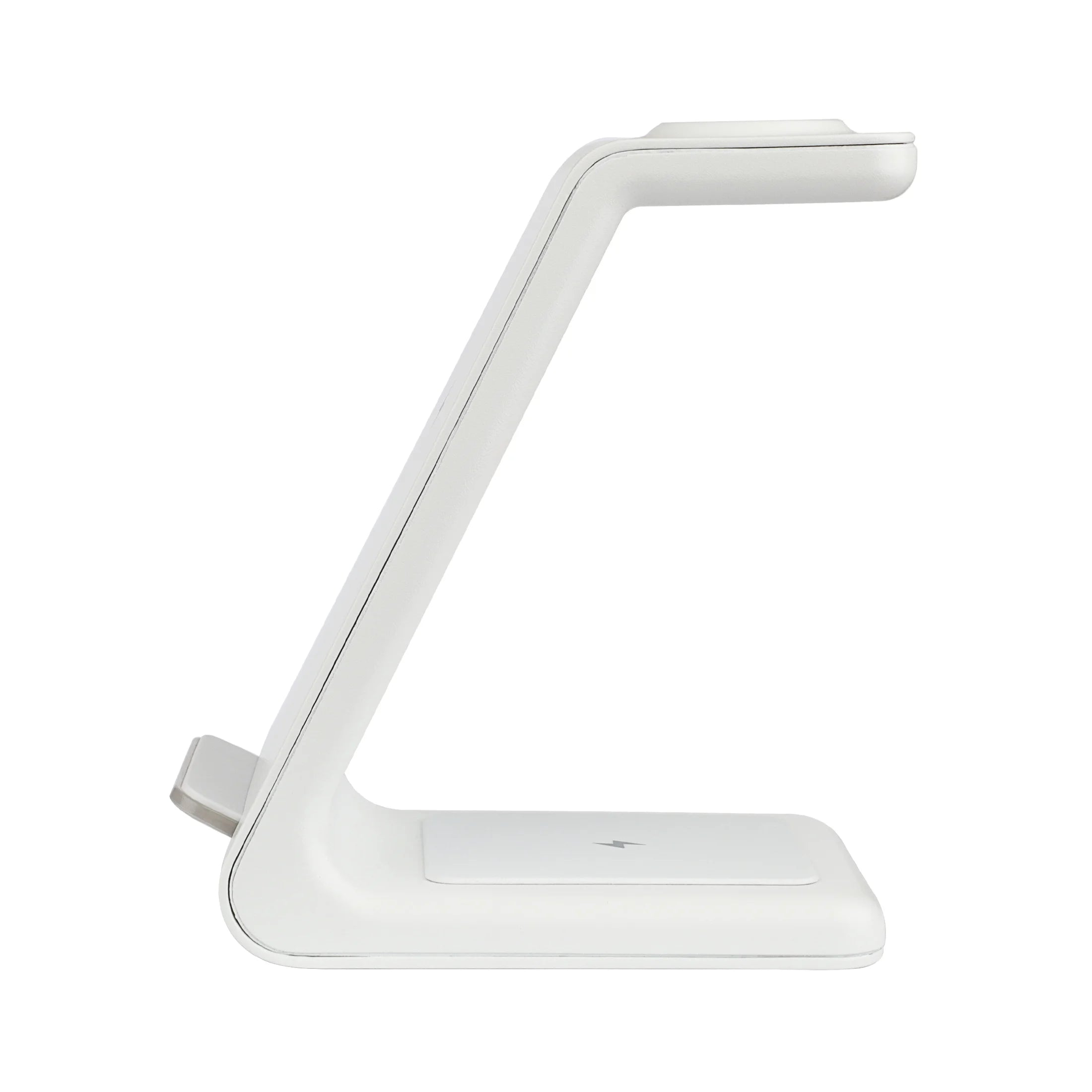 ZSOU 3-In-1 Wireless Charging Stand with Phone, Watch and Earbuds Charger Included, White