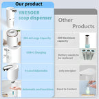 Automatic Soap Dispenser, 13.4Oz/380Ml Sensor Foaming Soap Dispenser Touchless R