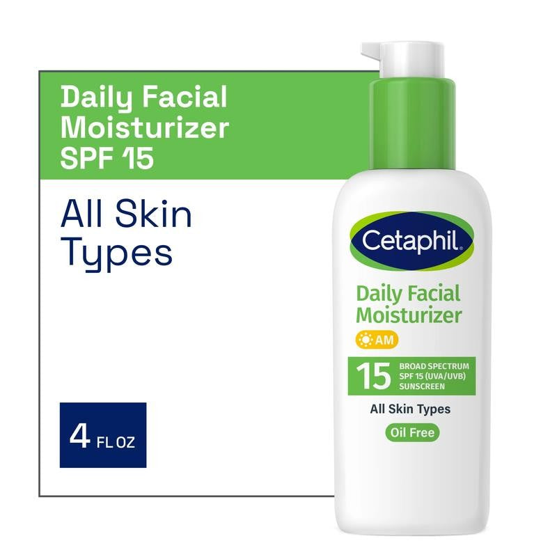 Daily Facial Moisturizer with Broad Spectrum SPF 15, 4 Fl Oz