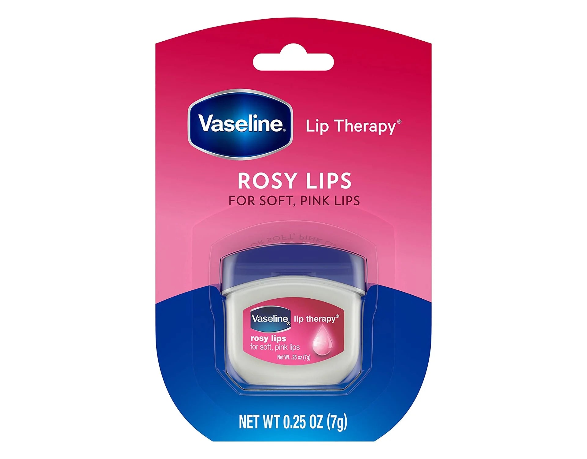 Vaseline Lip Therapy Tinted Lip Balm Mini, Rosy 0.25 Oz