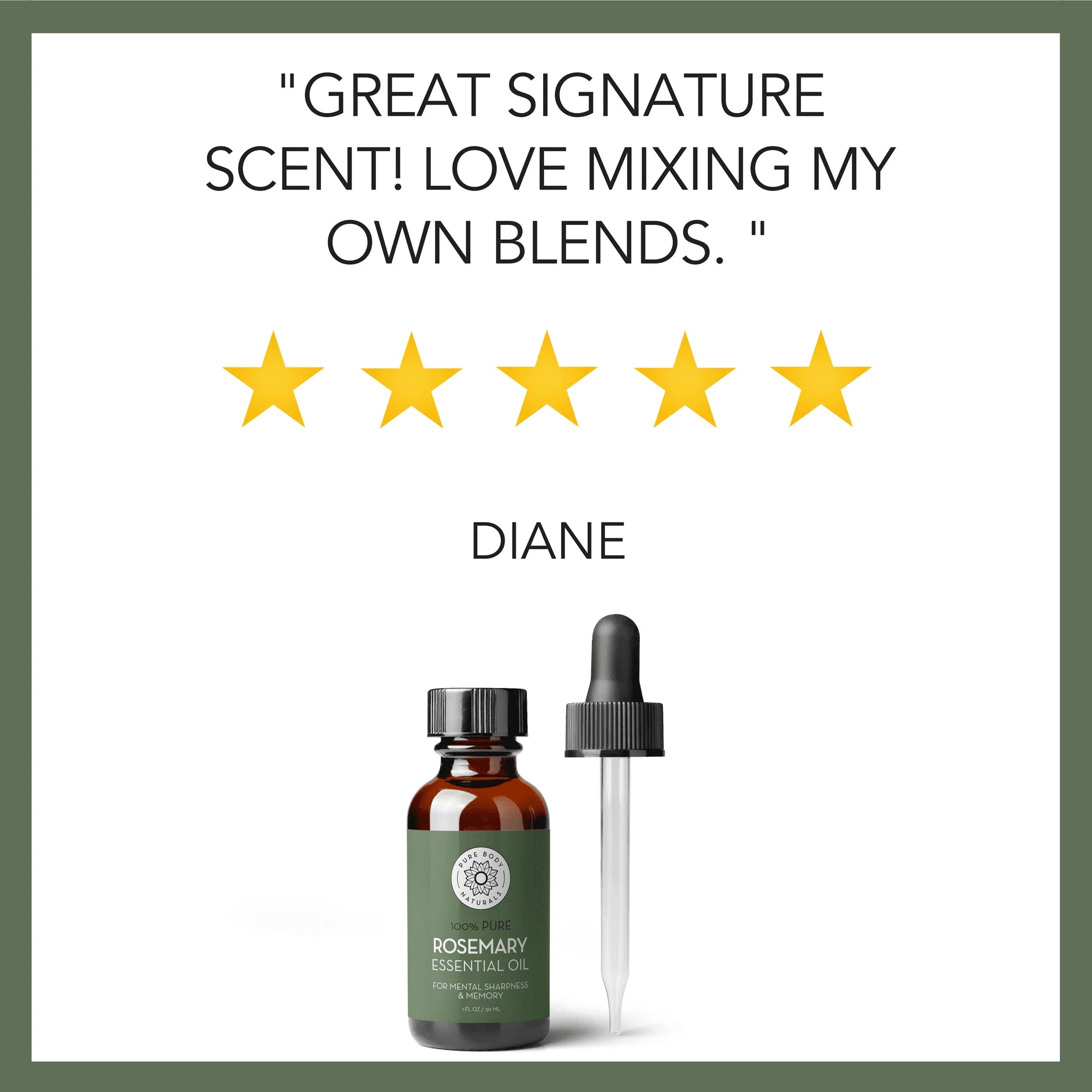 100% Pure Rosemary Essential Oil, 1 Fl. Oz.