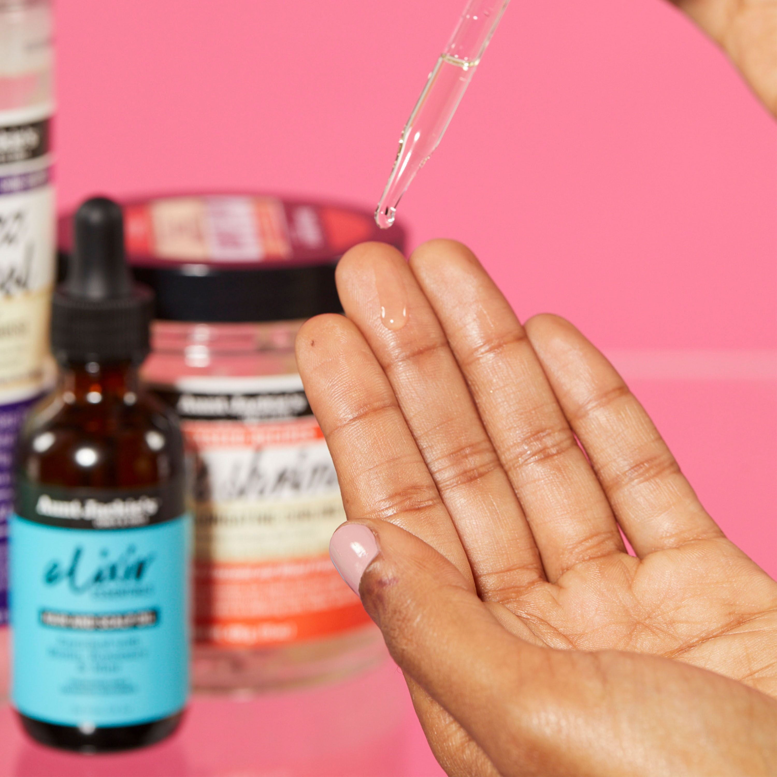 Aunt Jackie'S Curls & Coils Elixir Essentials Biotin, Rosemary & Mint Hair and Scalp Oil, 2 Fl Oz ., All Hair Types