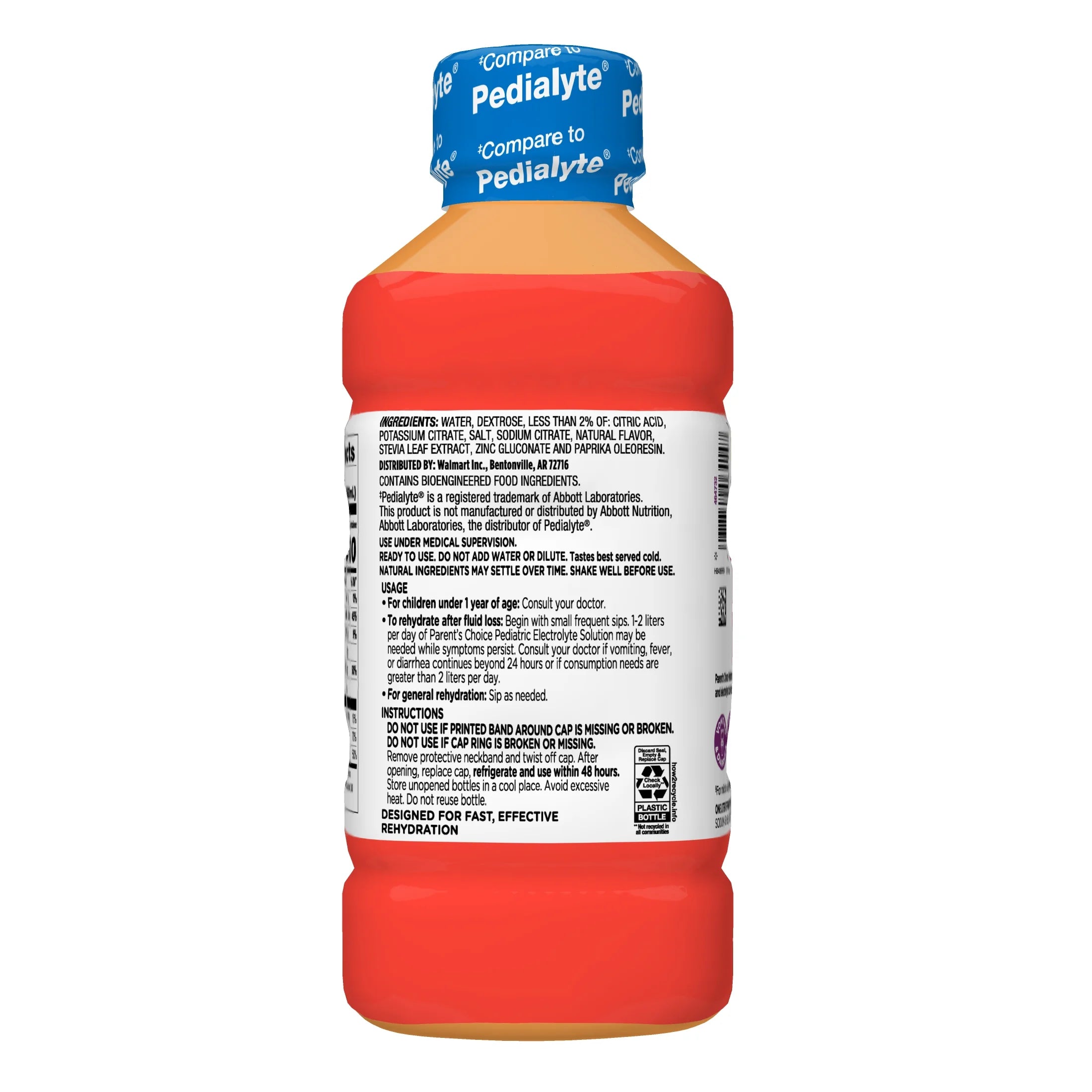 Parent'S Choice Electrolyte Solution, Mixed Fruit, Dye-Free, 1 Liter