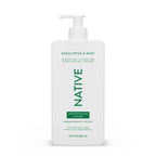 Native Moisturizing Hand & Body Lotion, Eucalyptus & Mint, Paraben Free, for Women and Men, 16.5 Fl Oz