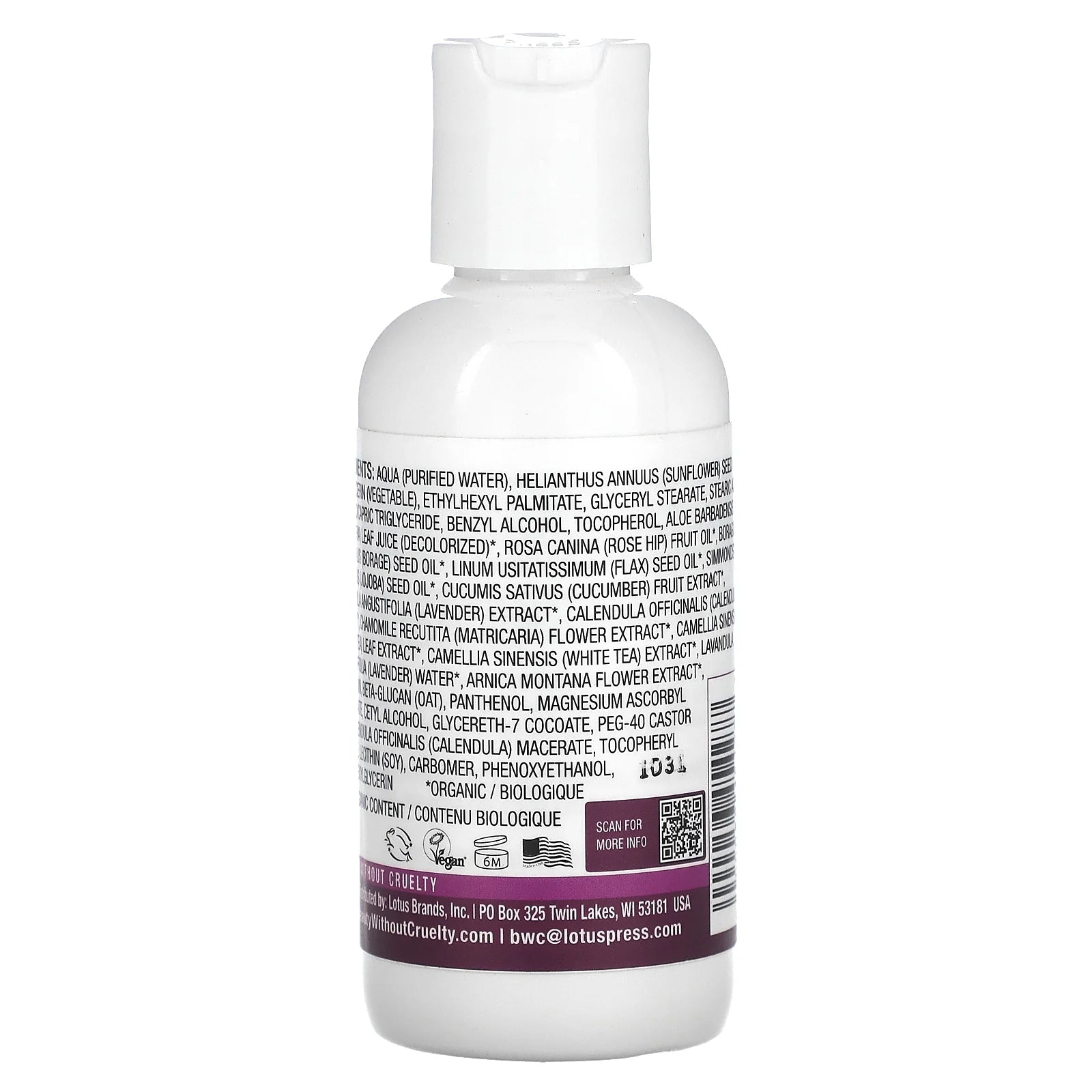 Beauty without Cruelty Creamy Eye & Face Makeup Remover 4 Fl Oz