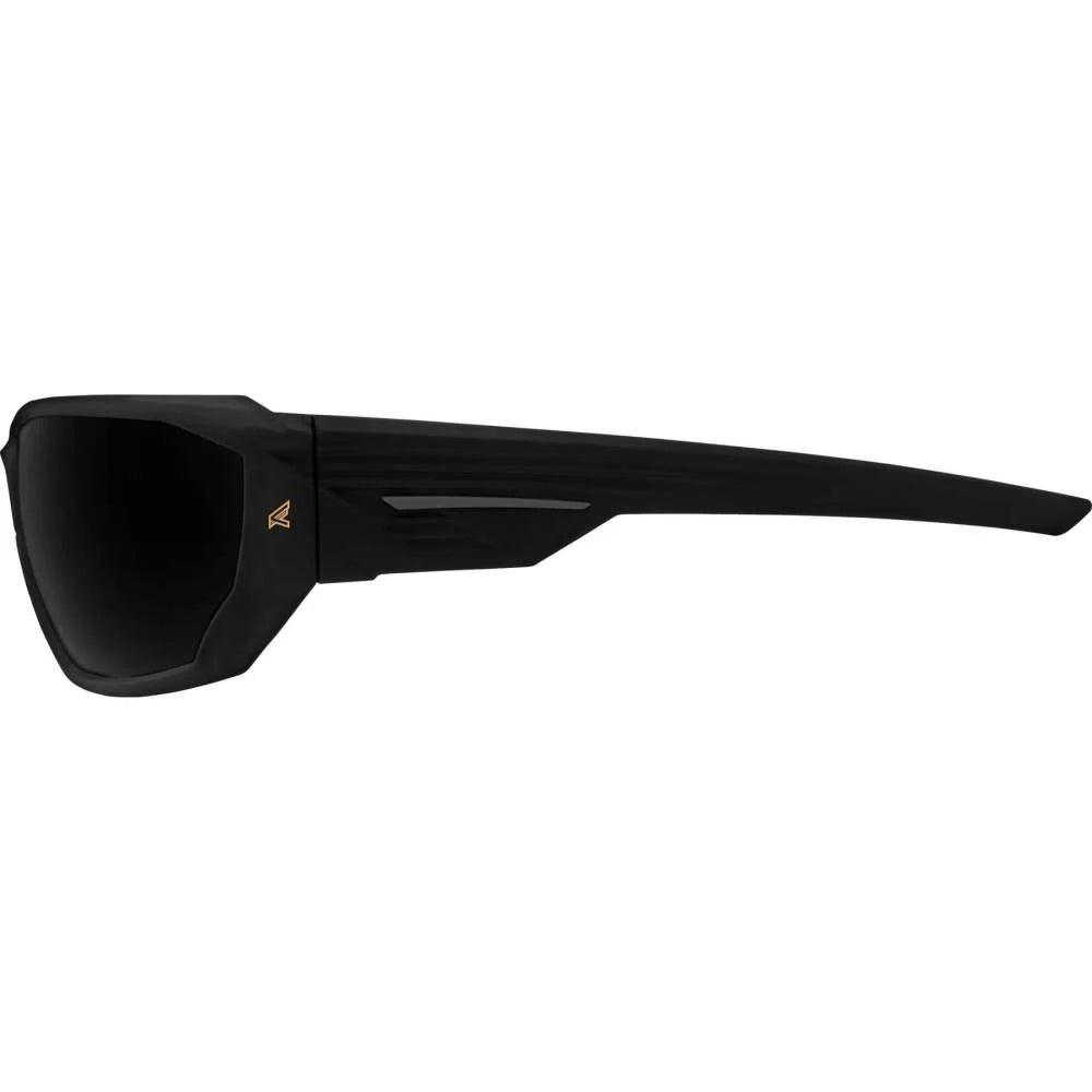 Edge Eyewear Safetyglasses,Smoke,Vaporshield,Black XD416VS