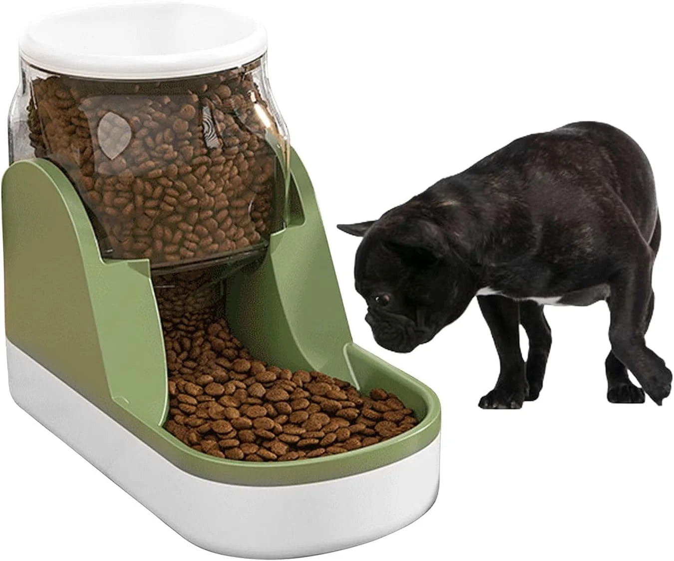 Automatic Dog Food Feeder Gravity Cat Food Dispenser Large Capacity Pet Self Fee