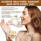 100% Pure & Natural Shea Butter Raw - 2 Pack Skin Moisturiser -Enriched with Nourishing Vitamins,Long-Lasting Hydration for Dry Skin,7.8 Oz