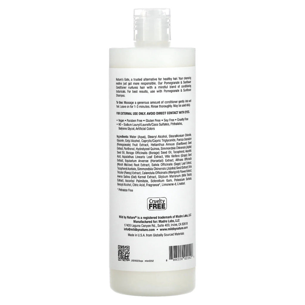 (Nature'S Gate), Pomegranate & Sunflower Conditioner for Color-Treated Hair, 16 Fl Oz (473 Ml)