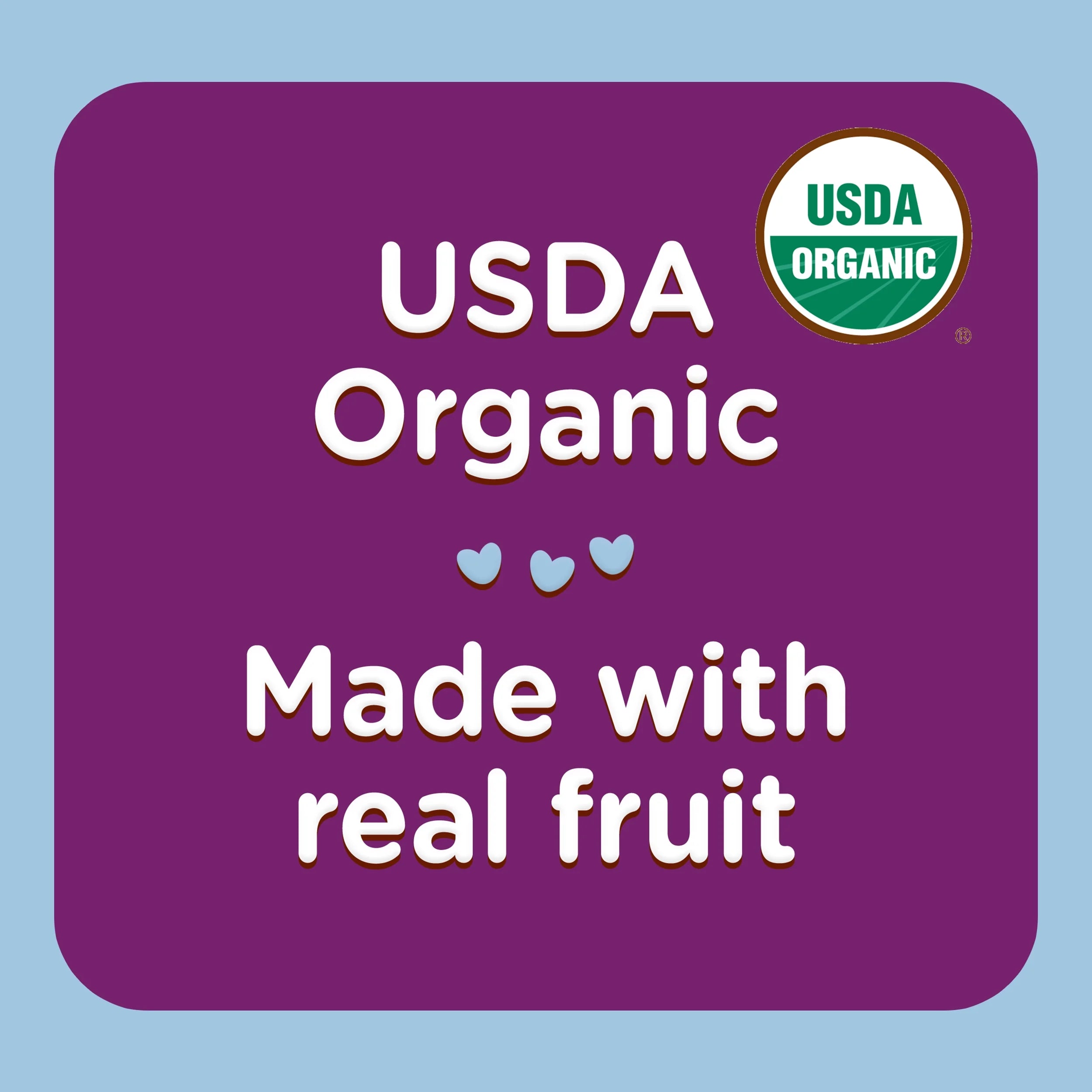 Parent'S Choice Organic Stage 2 Baby Food, Apple, Banana, and Blueberry Puree, 4 Oz Pouch