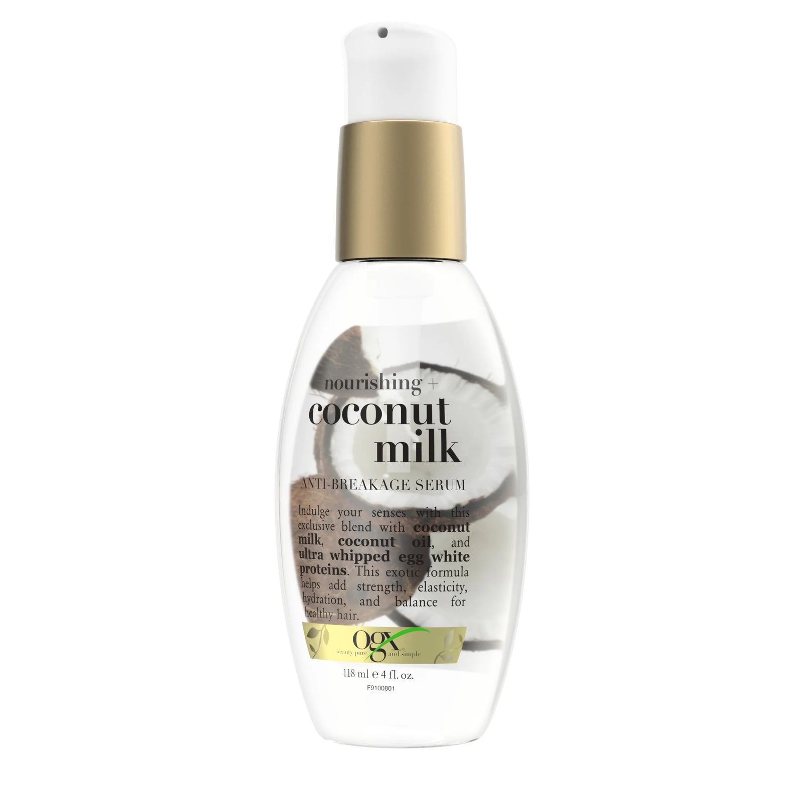 Coconut Milk Moisturizing Strength & Shine, Leave-In Treatment Hair Serum, 4 Fl