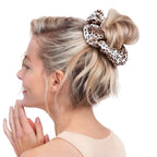 Brunch Scrunchie Hair Tie, Multicolor Leopard, 1 Ct
