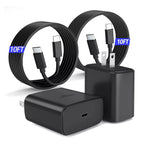 Super Fast Charger Type C 2Pack 45W USB C Fast Charging Block Wall Charger with 2*10FT Android Phone Charger Cable Compatible with Samsung Galaxy S25/S24/S23 /S22/S21/S20
