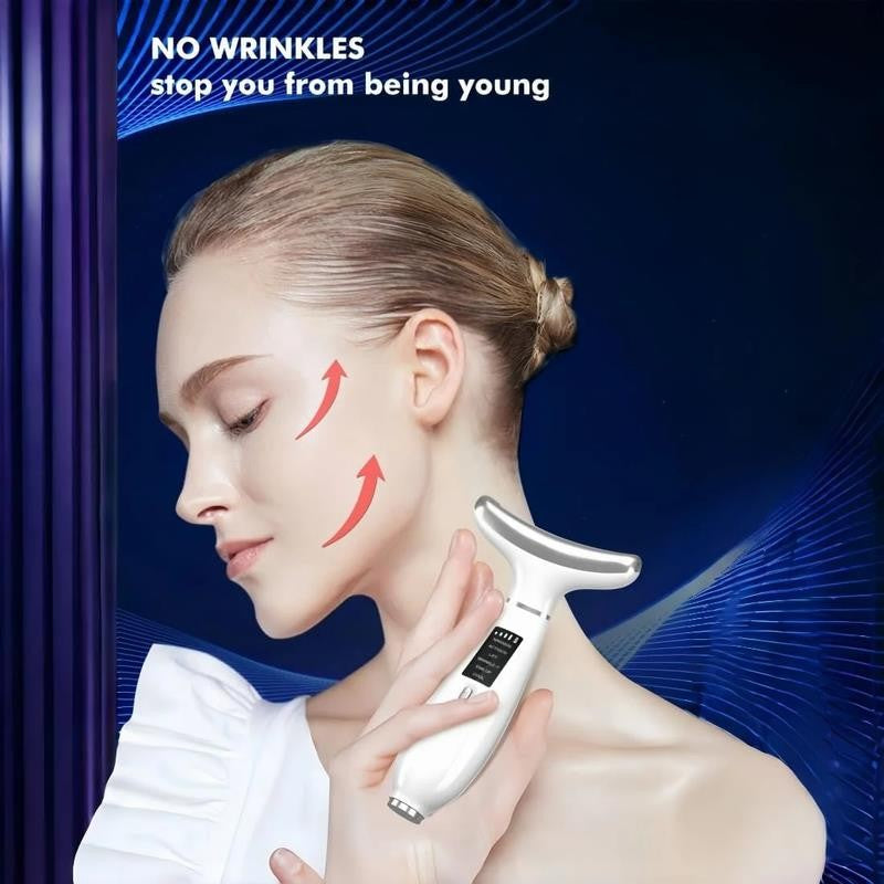 Facial and Neck Beauty Device, Skin Care Face Massager, Multifunctiona