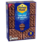 Fresh Stacks Chocolate Graham Crackers, Travel Snacks, 12.2 Oz (6 Multi Snack Pa