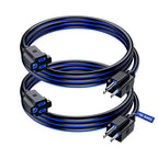 Extension Cord 3 Ft, (2 Pack) Extension Cord,16 Gauge, Heavy Duty Extension Cord