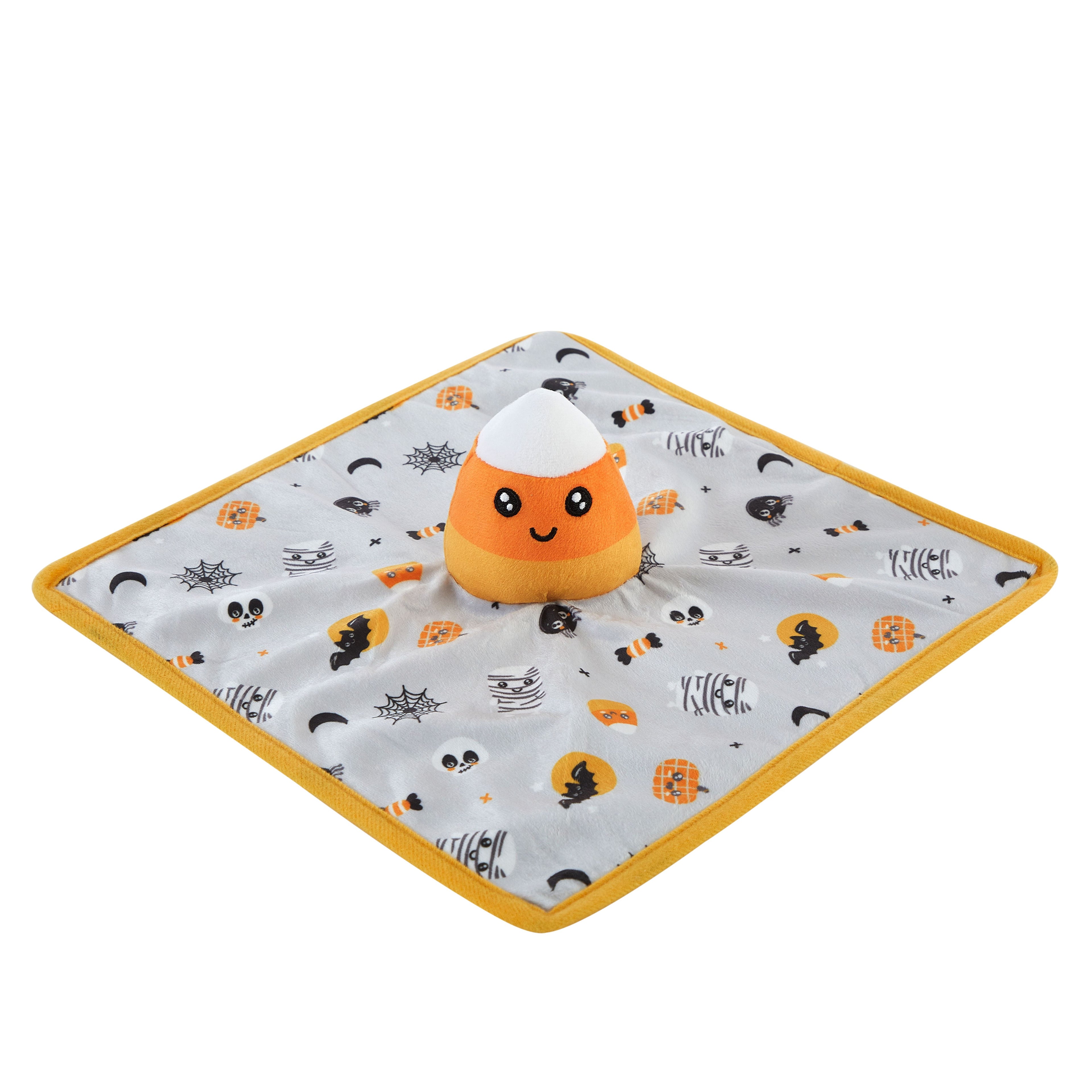 Parent'S Choice 12" X 12" Halloween Lovey Security Blanket, Gray
