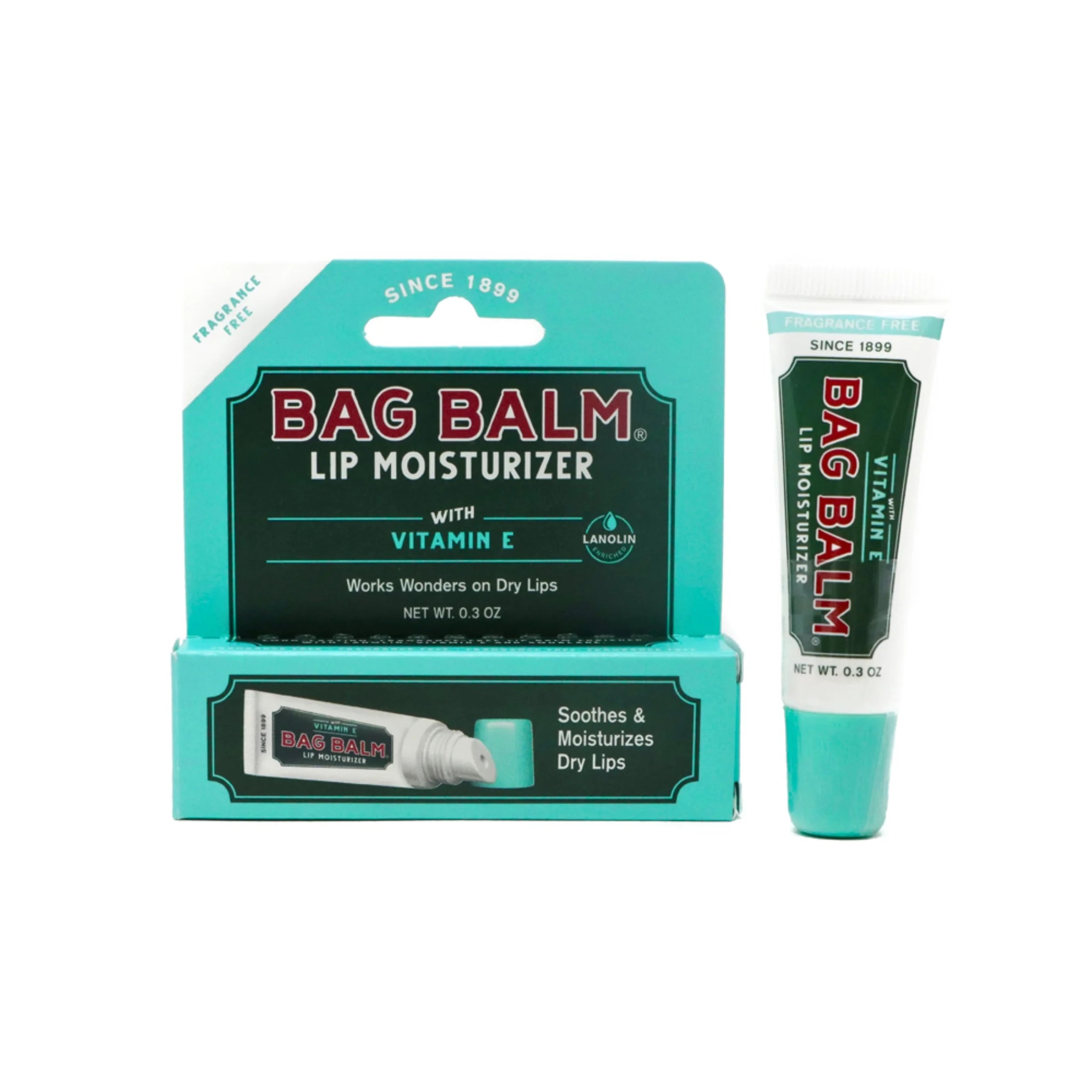 Bag Balm Lip Moisturizer with Vitamin E 0.3Oz